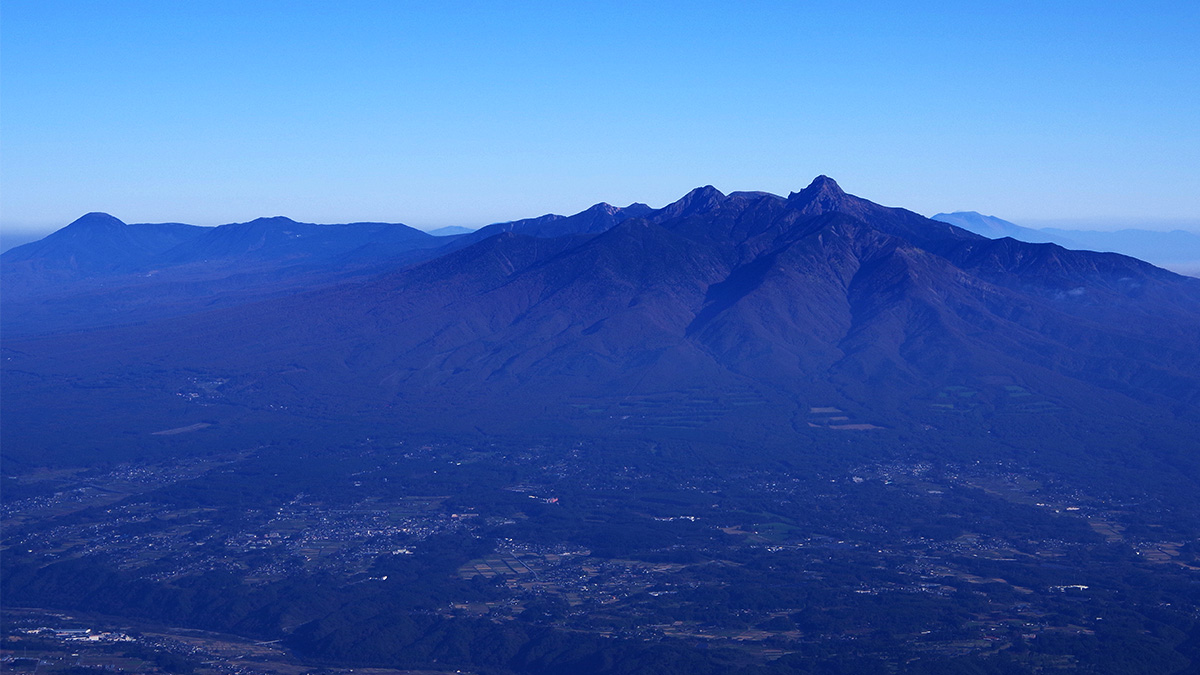 鳳凰三山から眺めた八ヶ岳