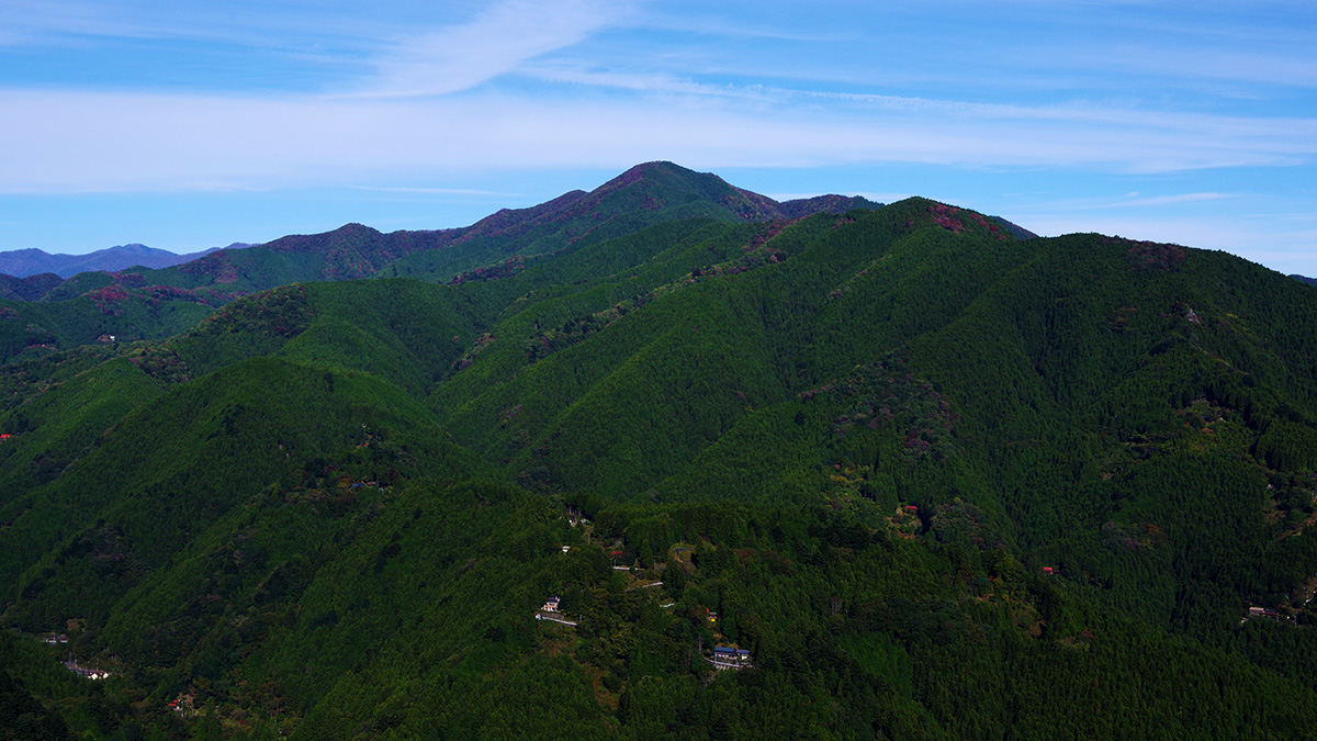 浅間嶺から眺めた御前山