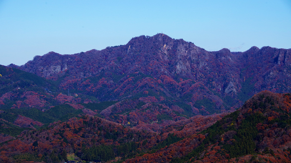 盛金富士から眺めた奥久慈男体山