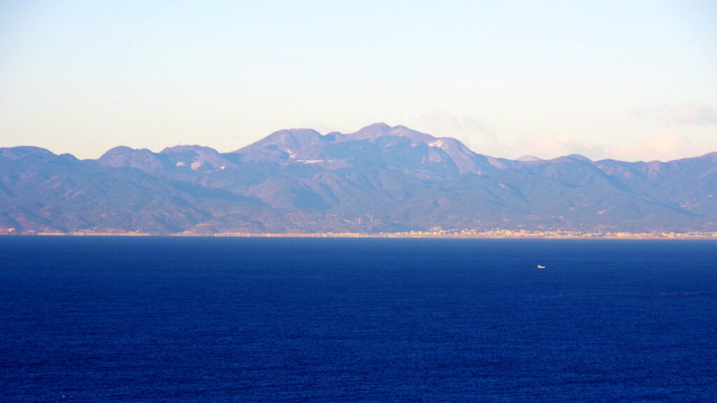 仙元山から眺めた箱根山