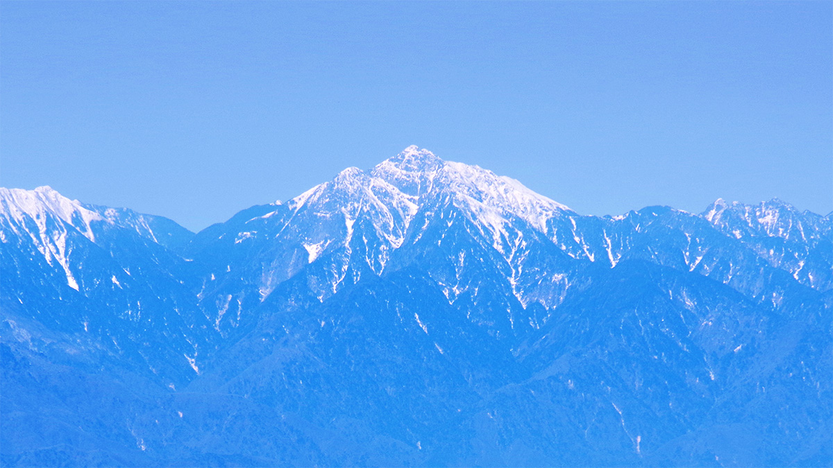 大菩薩嶺から眺めた甲斐駒ヶ岳