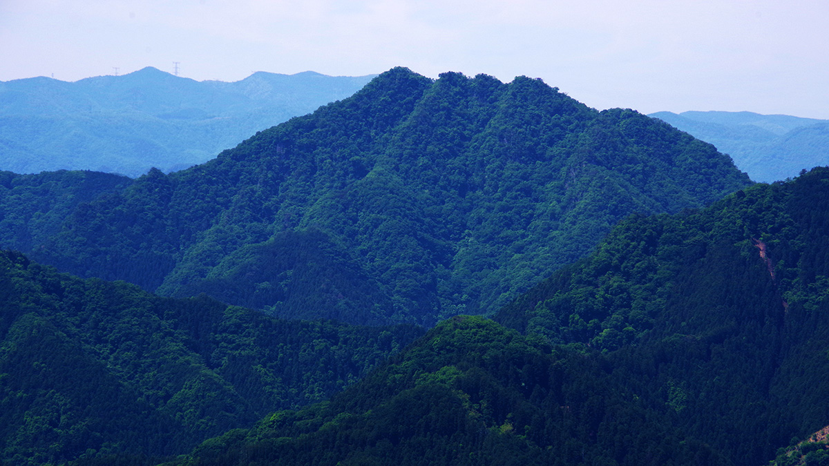 鍬柄岳から眺めた四ツ又山