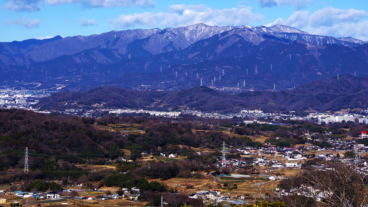 湘南平から眺めた塔ノ岳