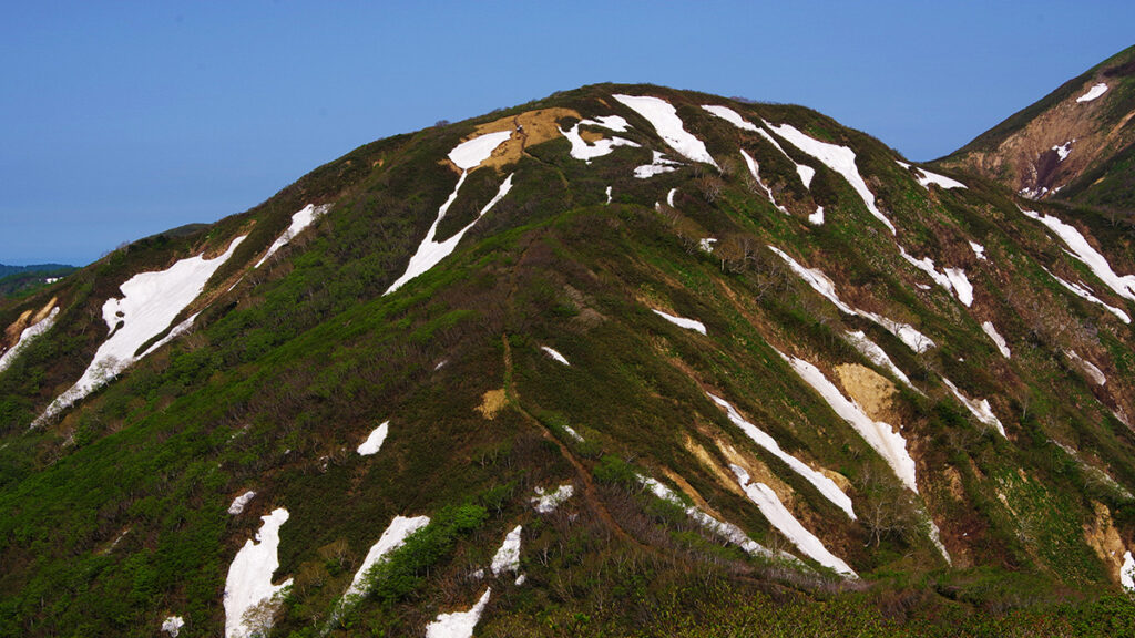 沢尻岳から眺めた大荒沢岳